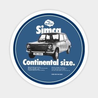 SIMCA 1100LS - advert Magnet